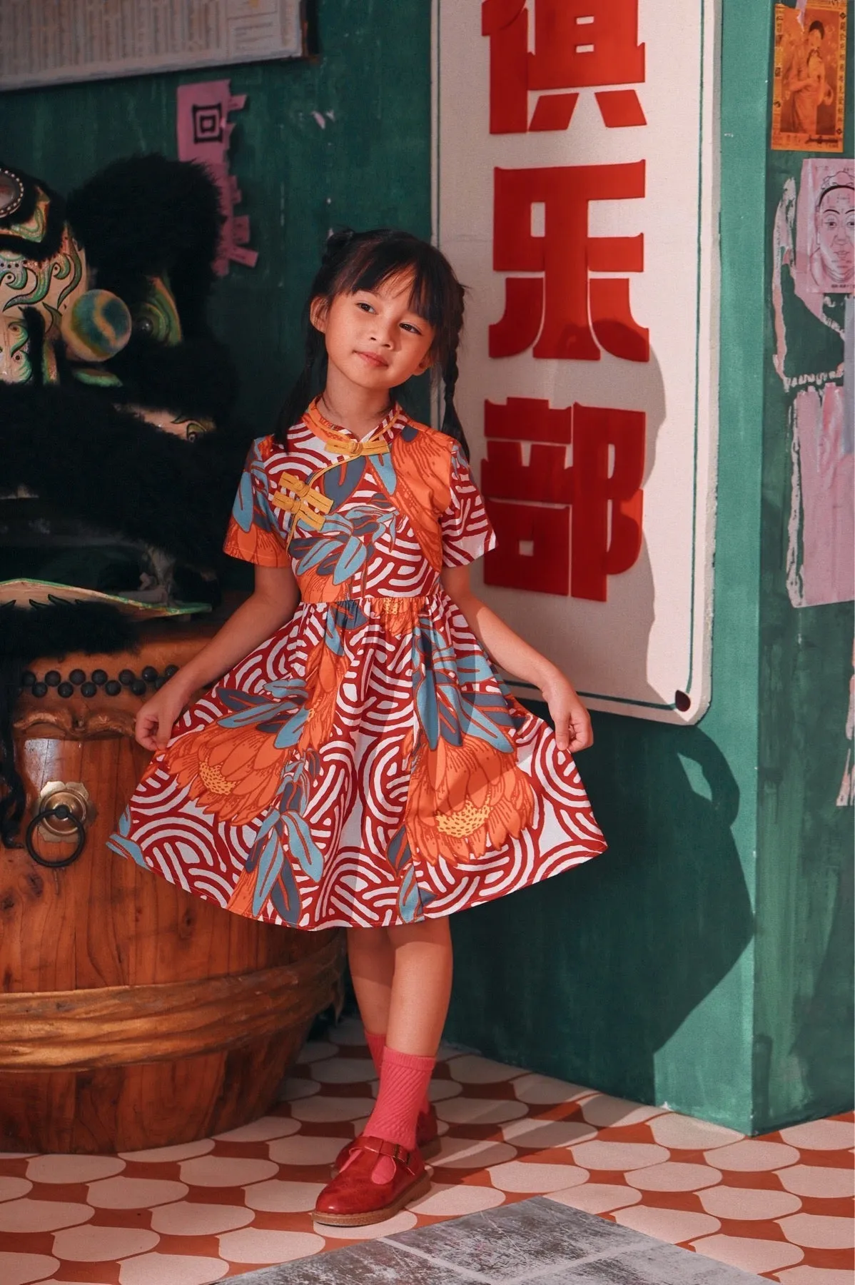 The Chinatown Blossom Dress - Bloom