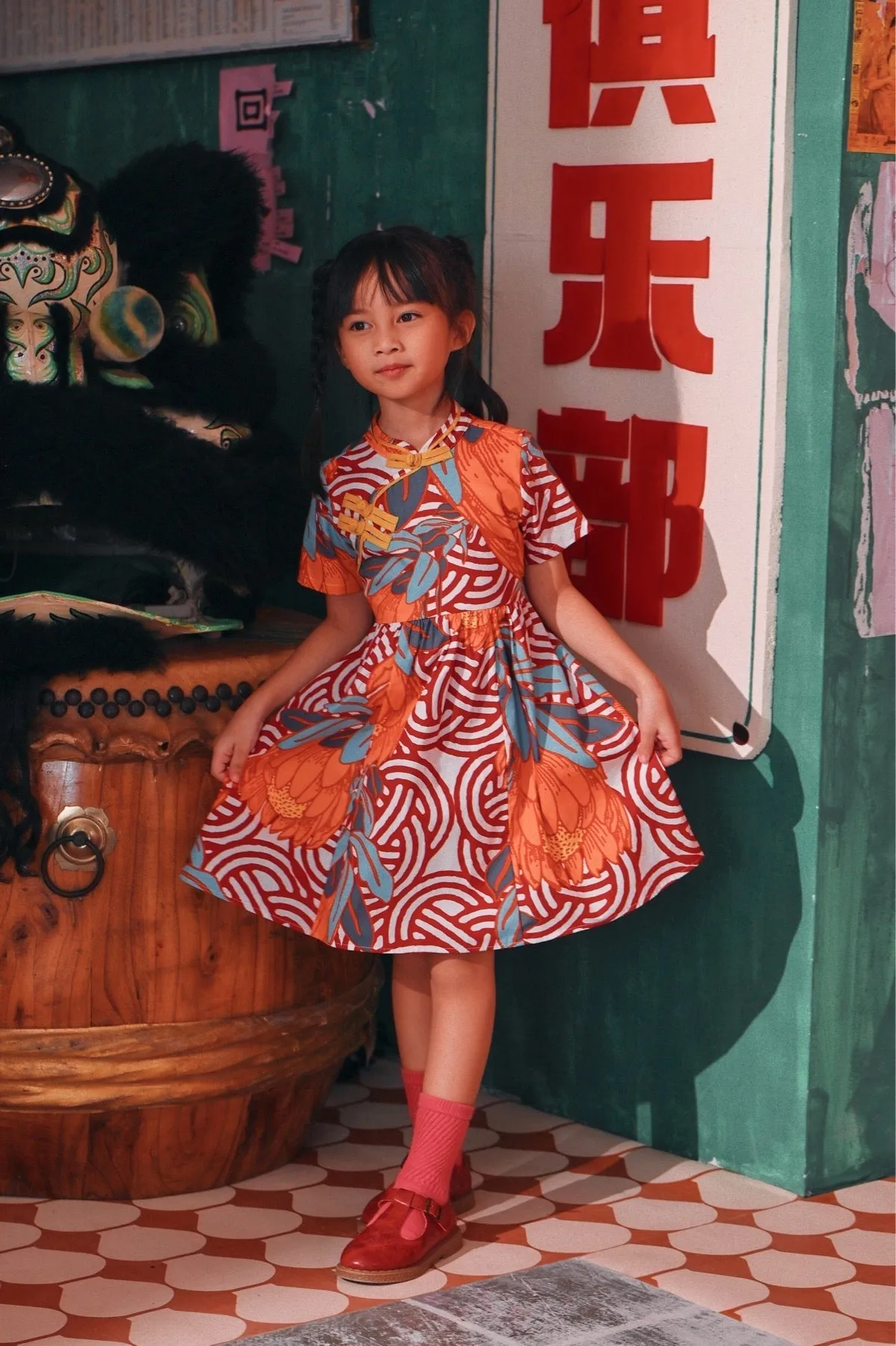 The Chinatown Blossom Dress - Bloom