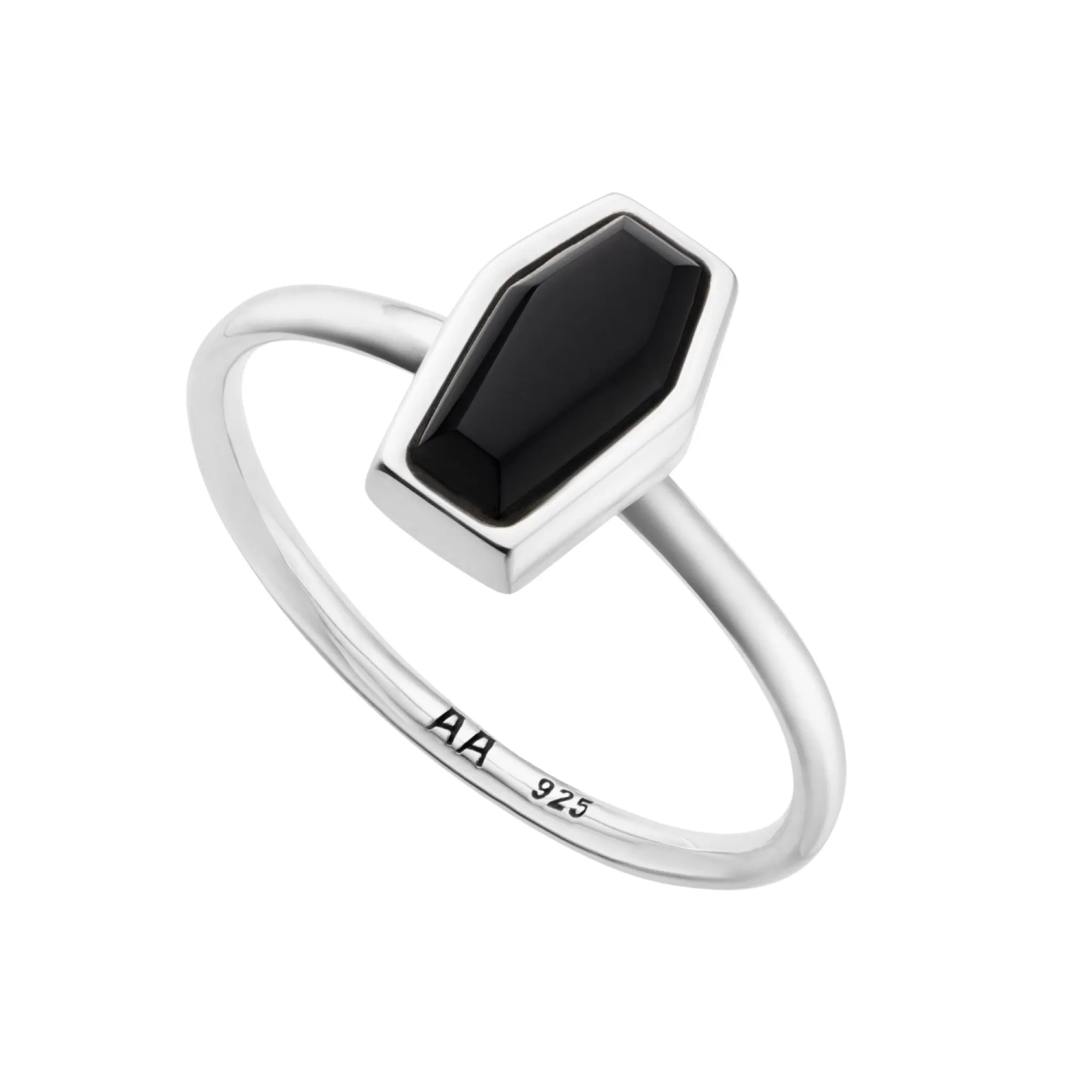 TILL DEATH - Onyx & Sterling Silver Ring