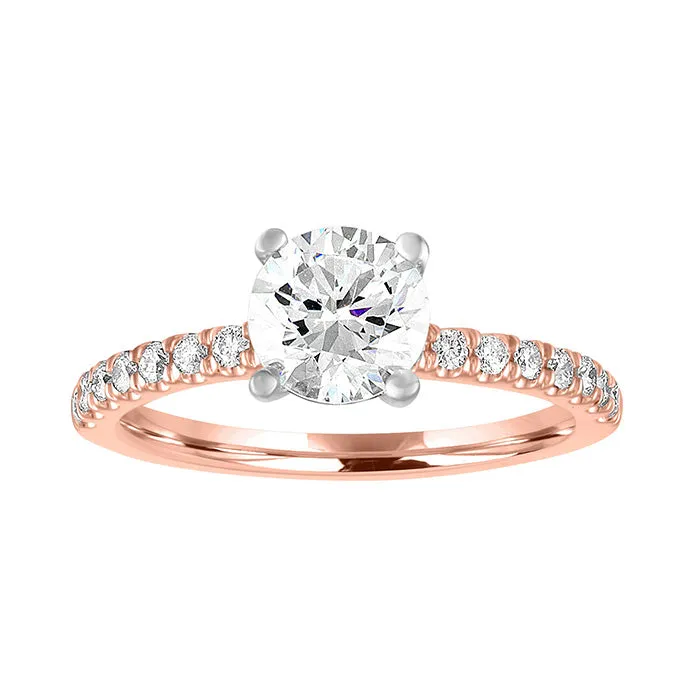 Two Tone Engagement Ring