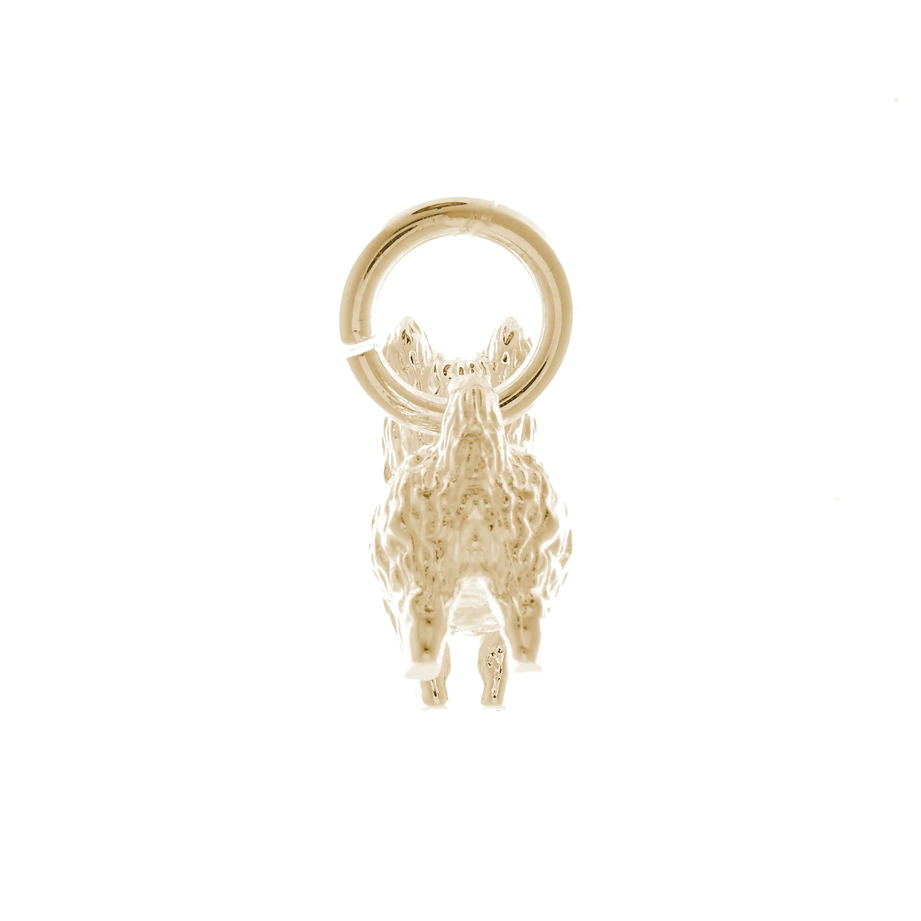 West Highland Terrier Solid Gold Dog Charm