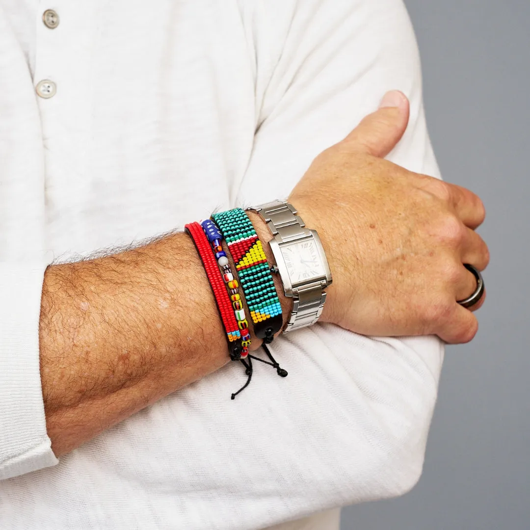 XLarge Mara Bracelet - Teal Multi