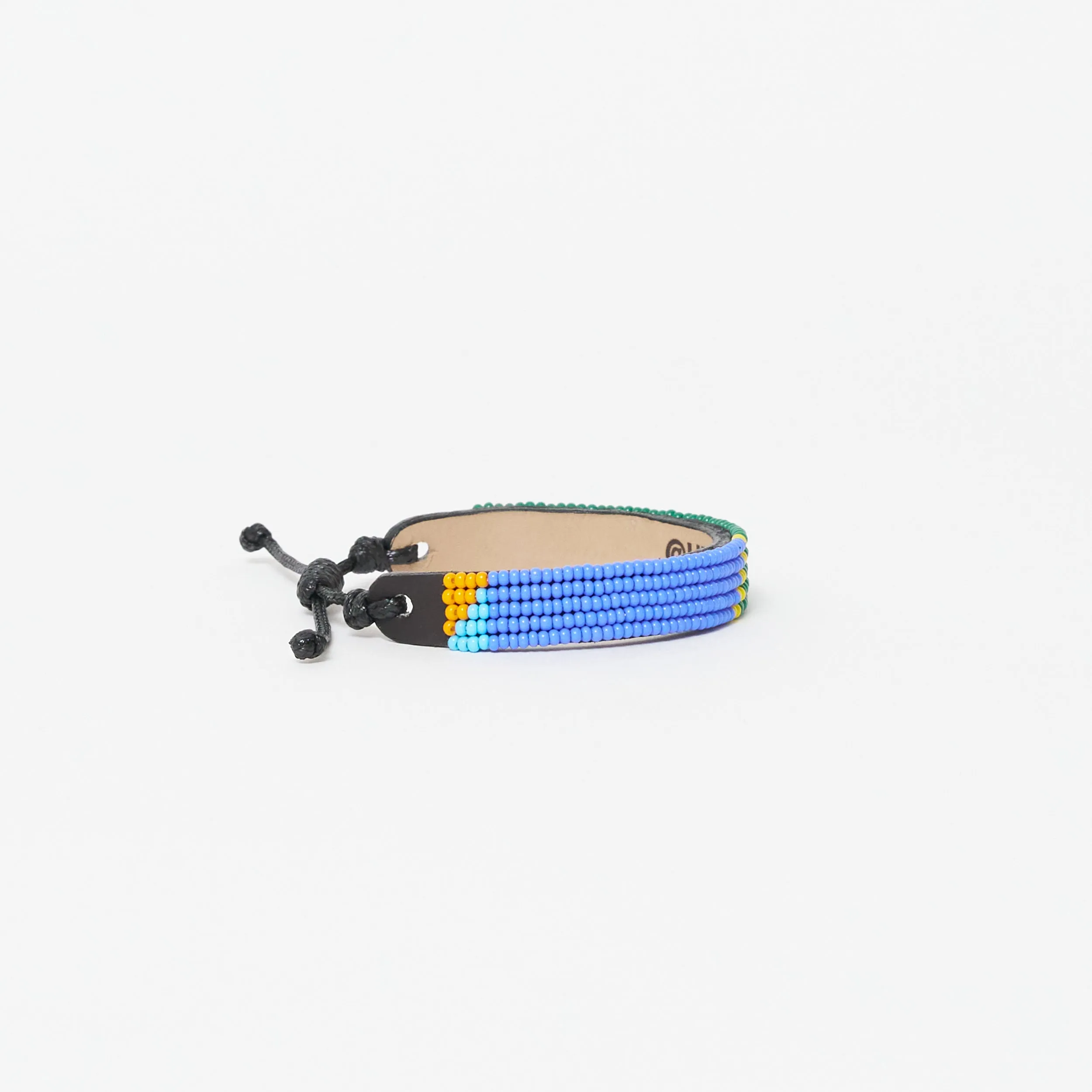 XLarge Tribal Bracelet - Blue/Yellow/Green