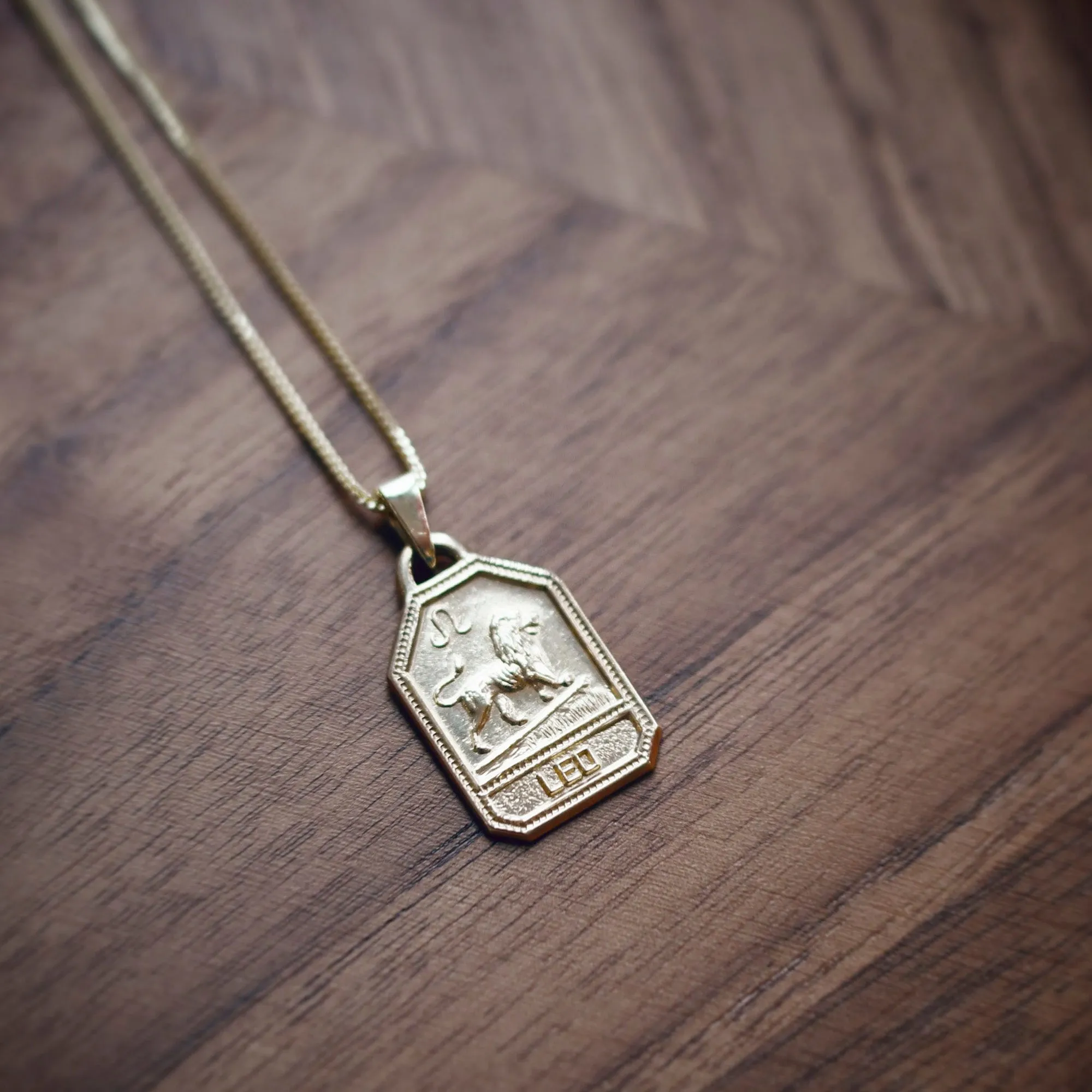 Zodiac Dog Tag Necklace